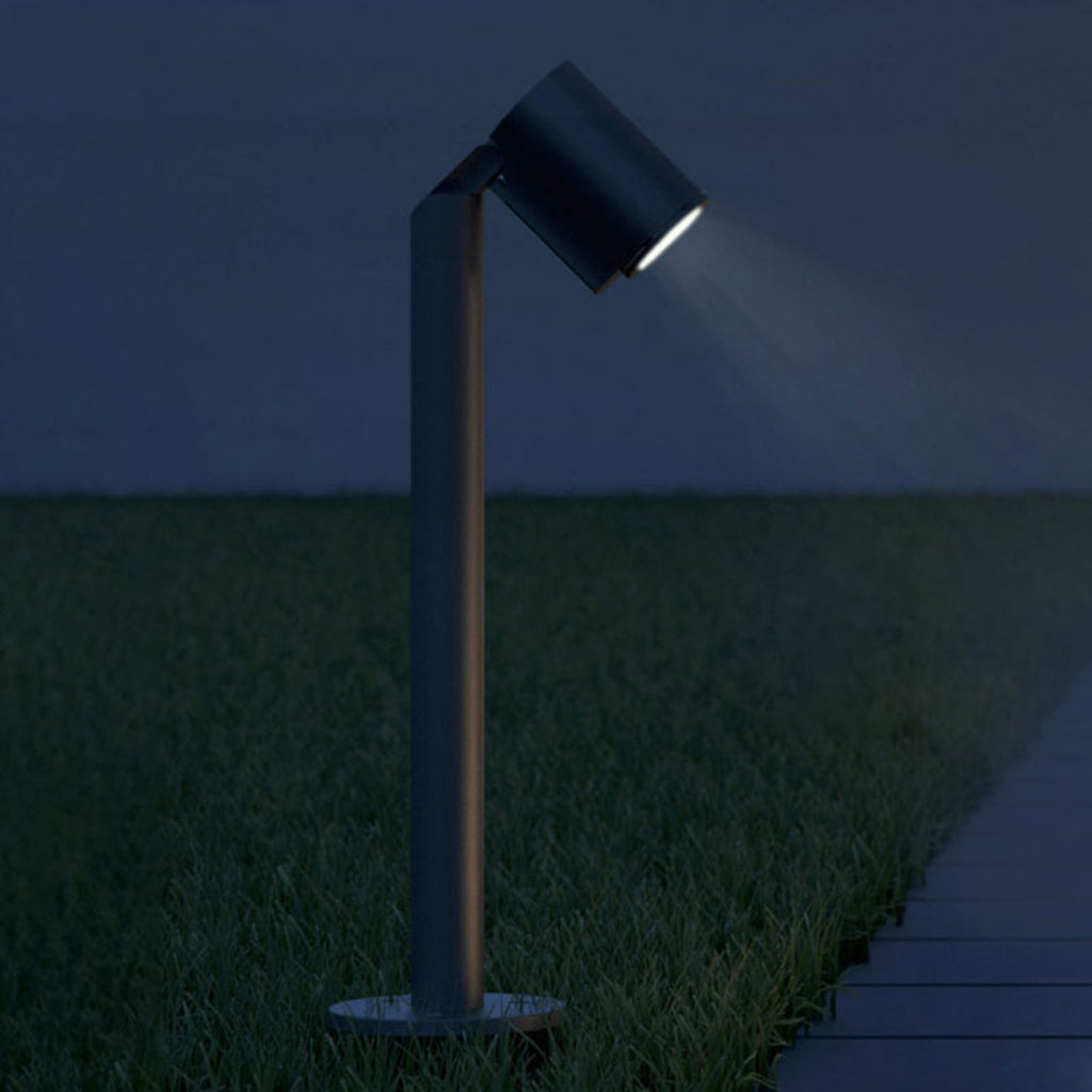 LED sti-lampe Spot Way svingbar GU10 antrasitt IP44 forfra