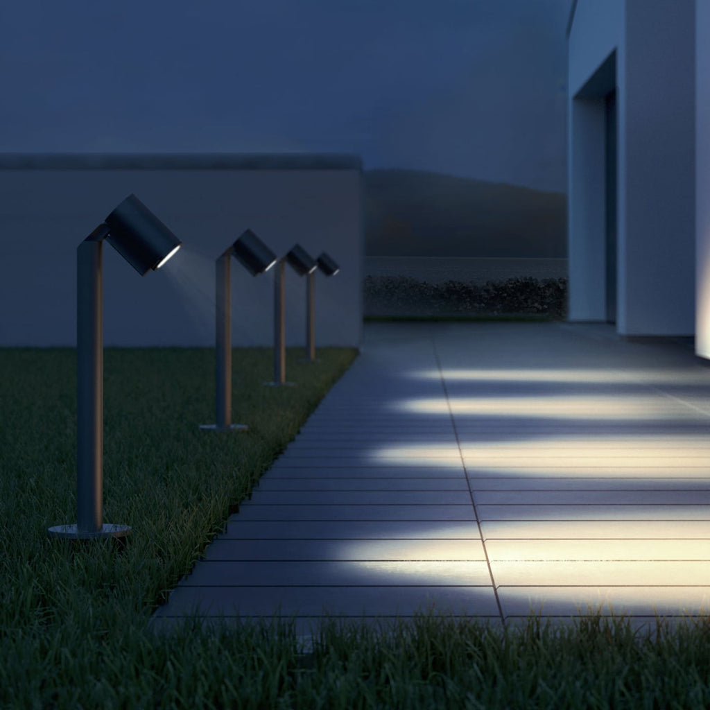 LED sti-lampe Spot Way svingbar GU10 antrasitt IP44 bakside