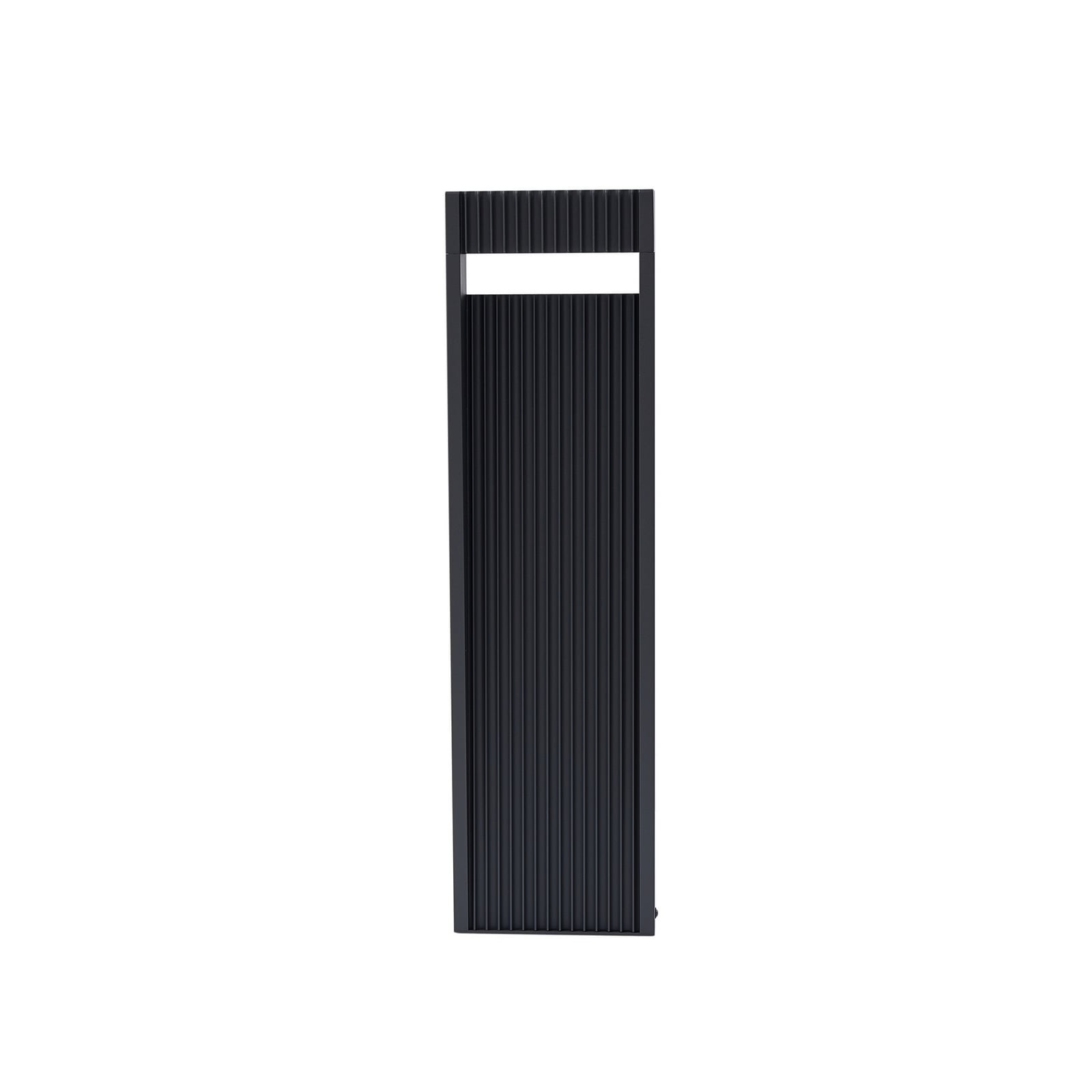 LED sti-lampe Tavion antrasitt aluminium montert ute