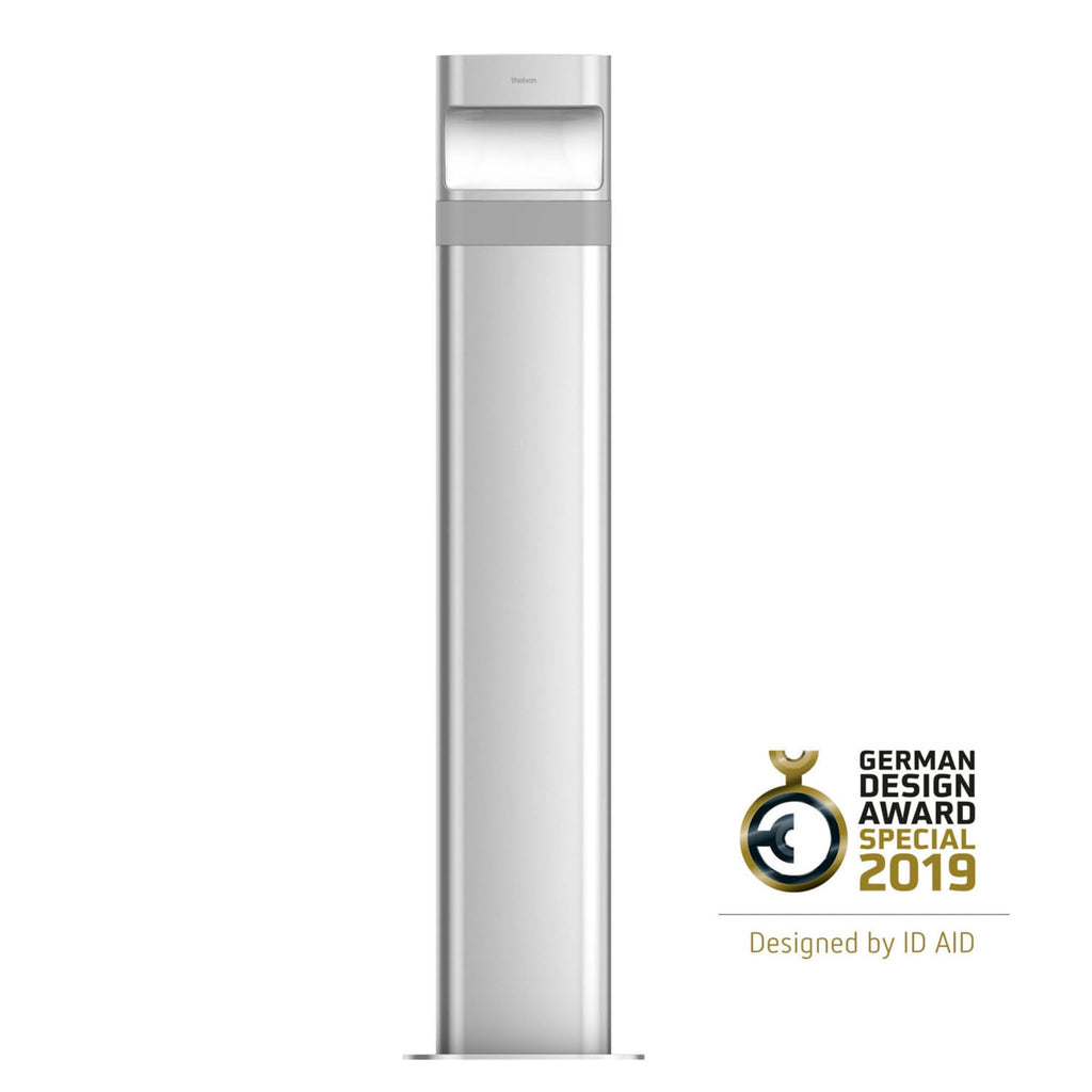 LED sti-lampe theLeda D BL plus AL aluminium bakside