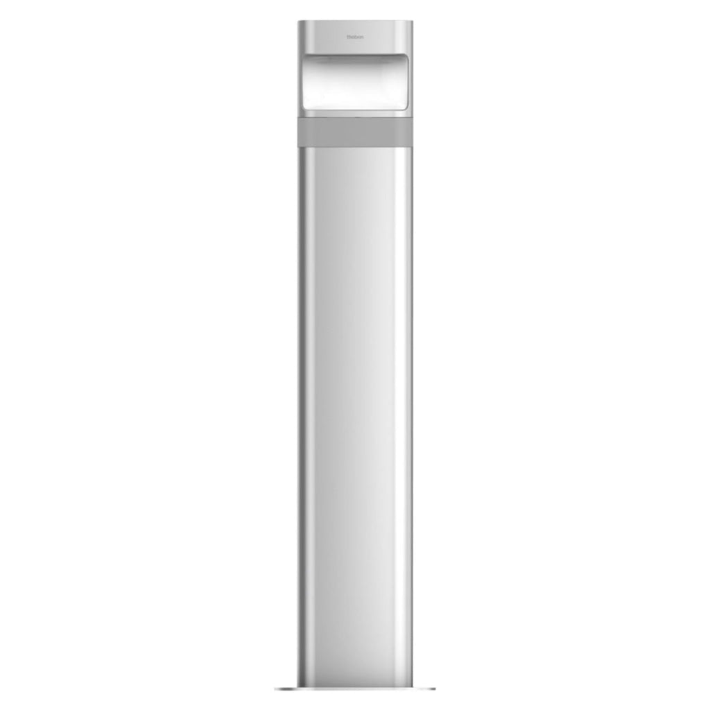 LED sti-lampe theLeda D BL plus AL aluminium montert i hage
