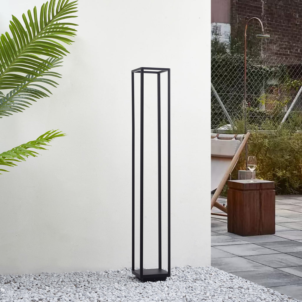 LED sti-lampe Thorvid svart aluminium 120 cm detalj