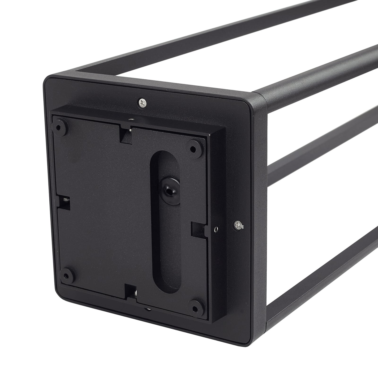 LED sti-lampe Thorvid svart aluminium 120 cm med kabeltilkobling