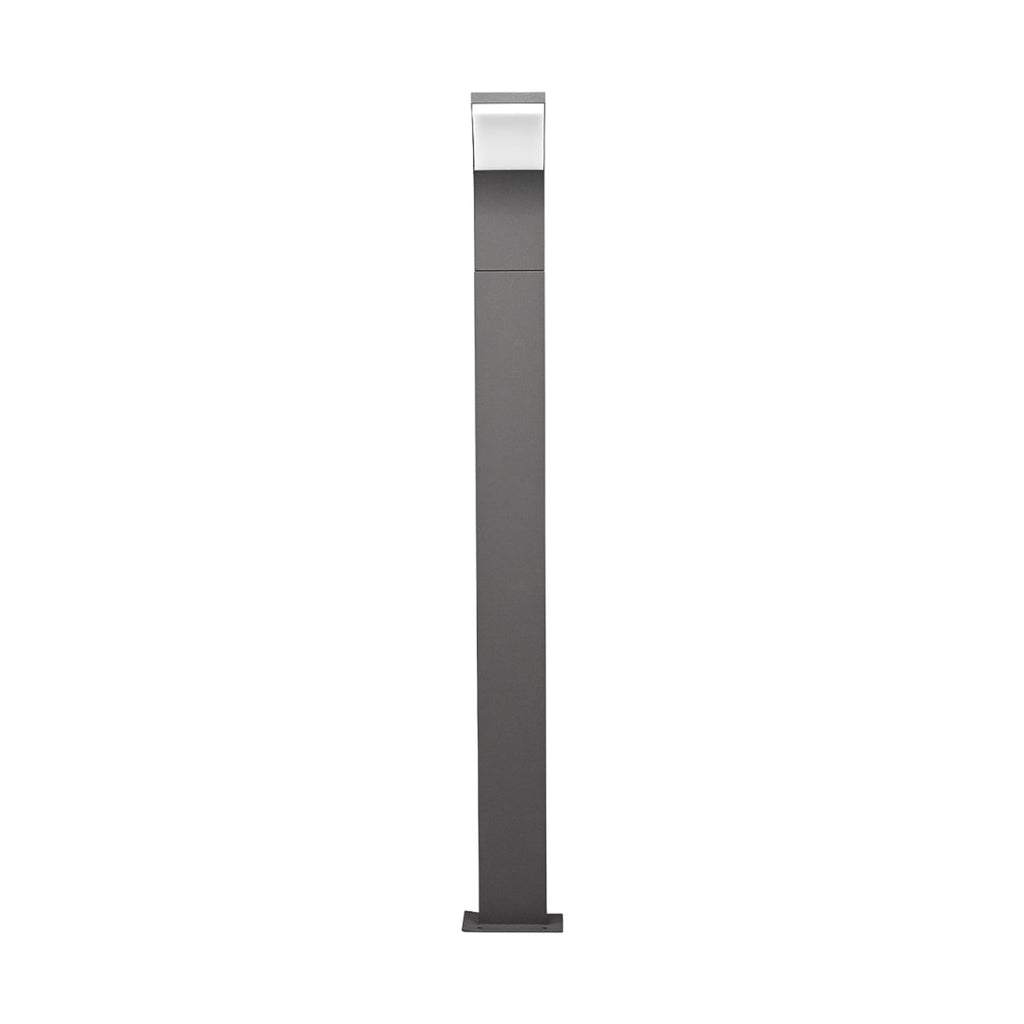 LED sti-lampe Timm antrasitt aluminium montert i hage