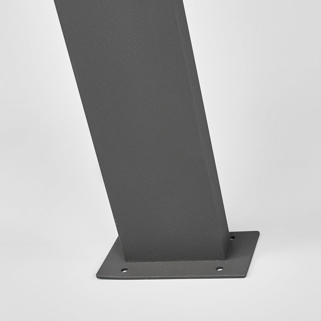 LED sti-lampe Timm antrasitt aluminium sideprofil