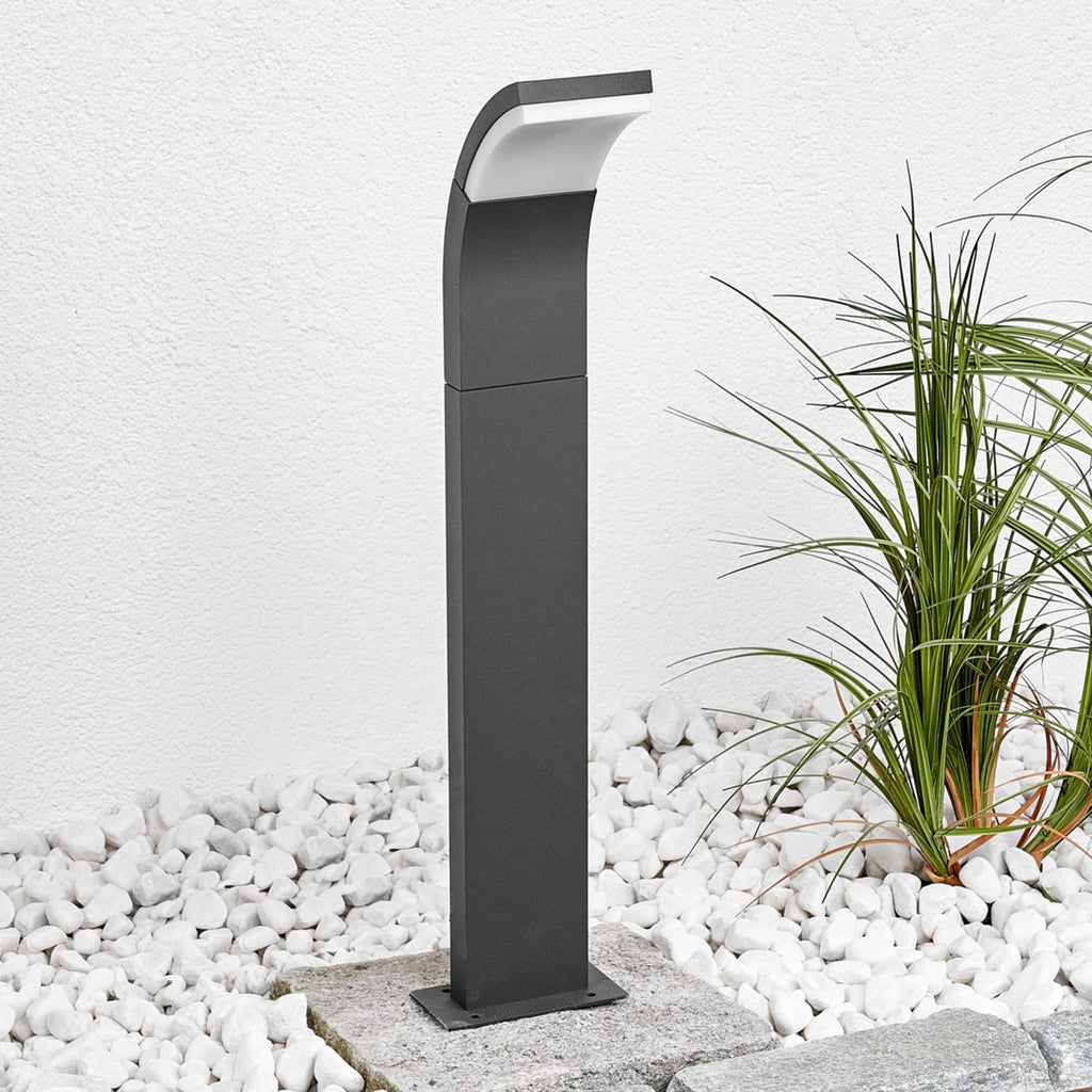 LED sti-lampe Timm antrasitt aluminium forfra