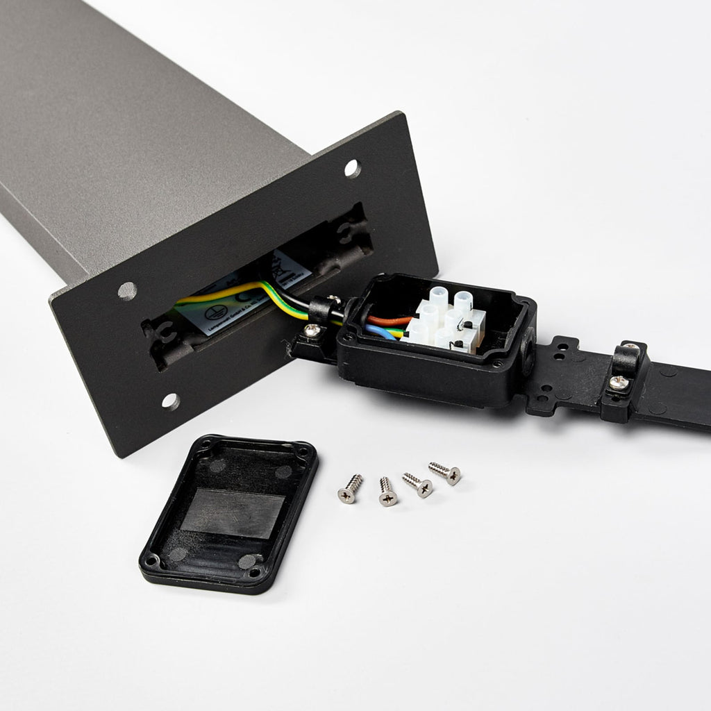 LED sti-lampe Timm antrasitt aluminium IP54 merke