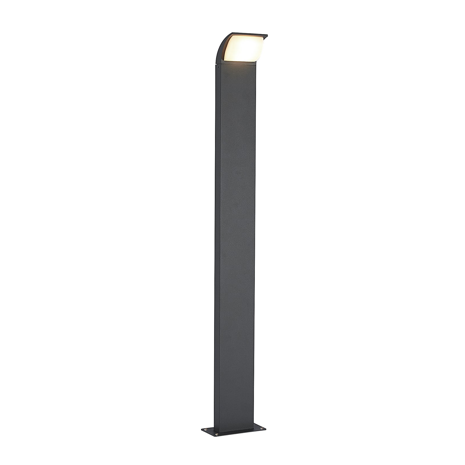 Detalj av LED sti-lampe Tinna antrasitt aluminium 100 cm IP65