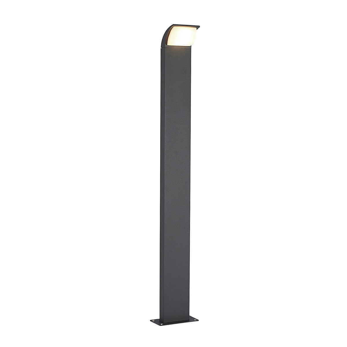 Detalj av LED sti-lampe Tinna antrasitt aluminium 100 cm IP65