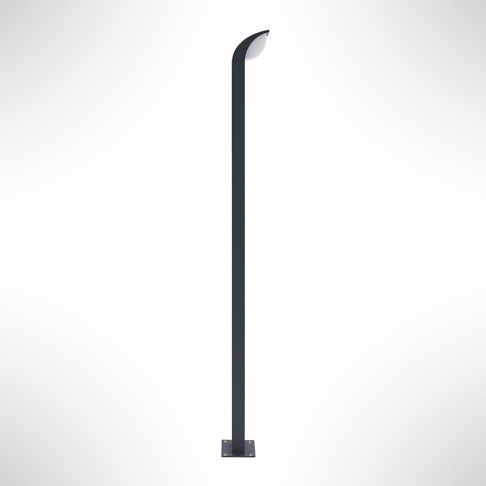 LED sti-lampe Tinna antrasitt aluminium 100 cm IP65 med varmt lys