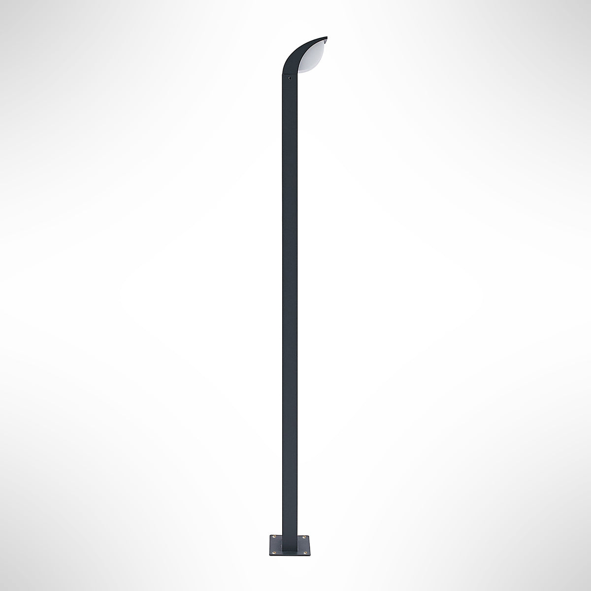 LED sti-lampe Tinna antrasitt aluminium 100 cm IP65 med varmt lys