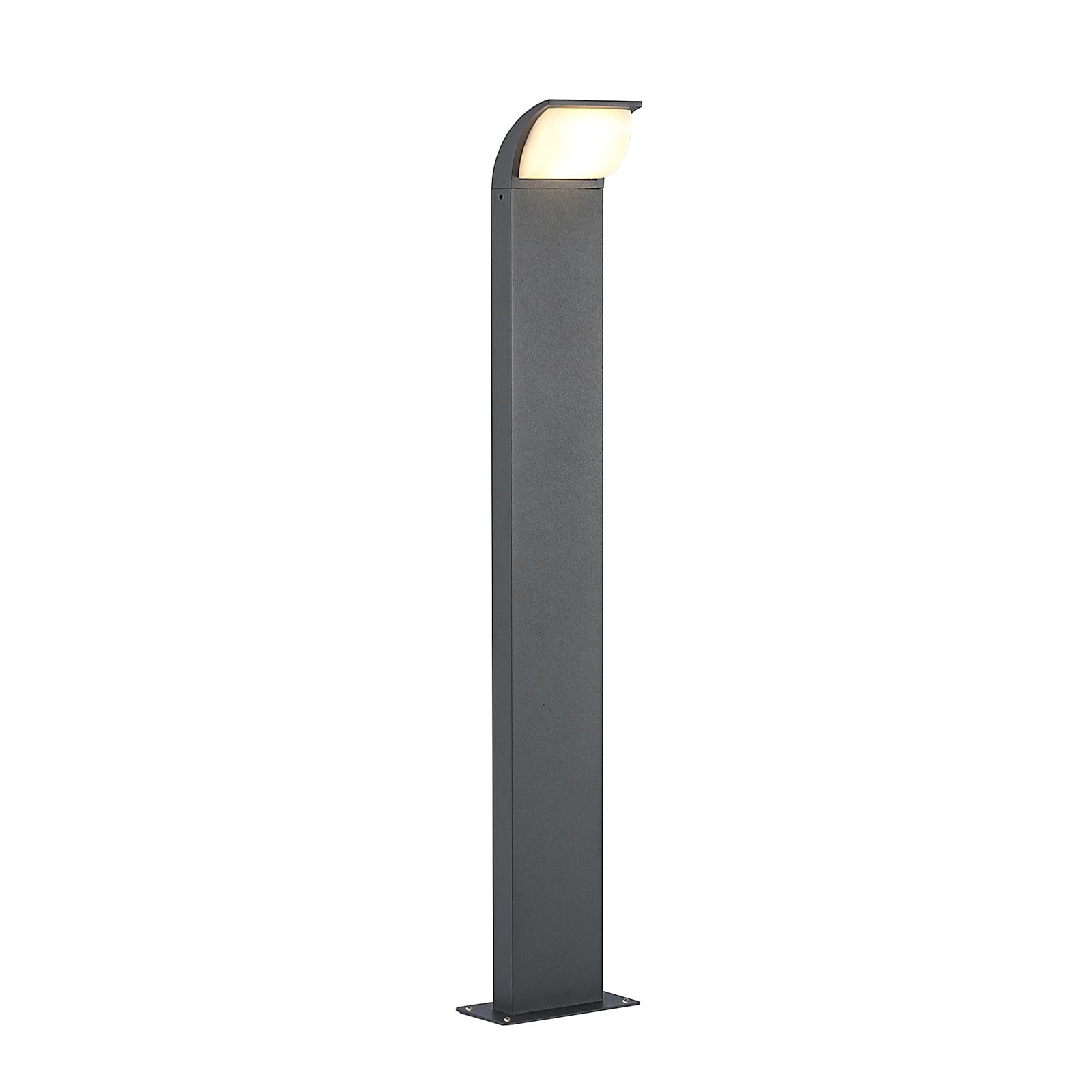 Detalj av LED sti-lampe Tinna antrasitt aluminium 80 cm IP65