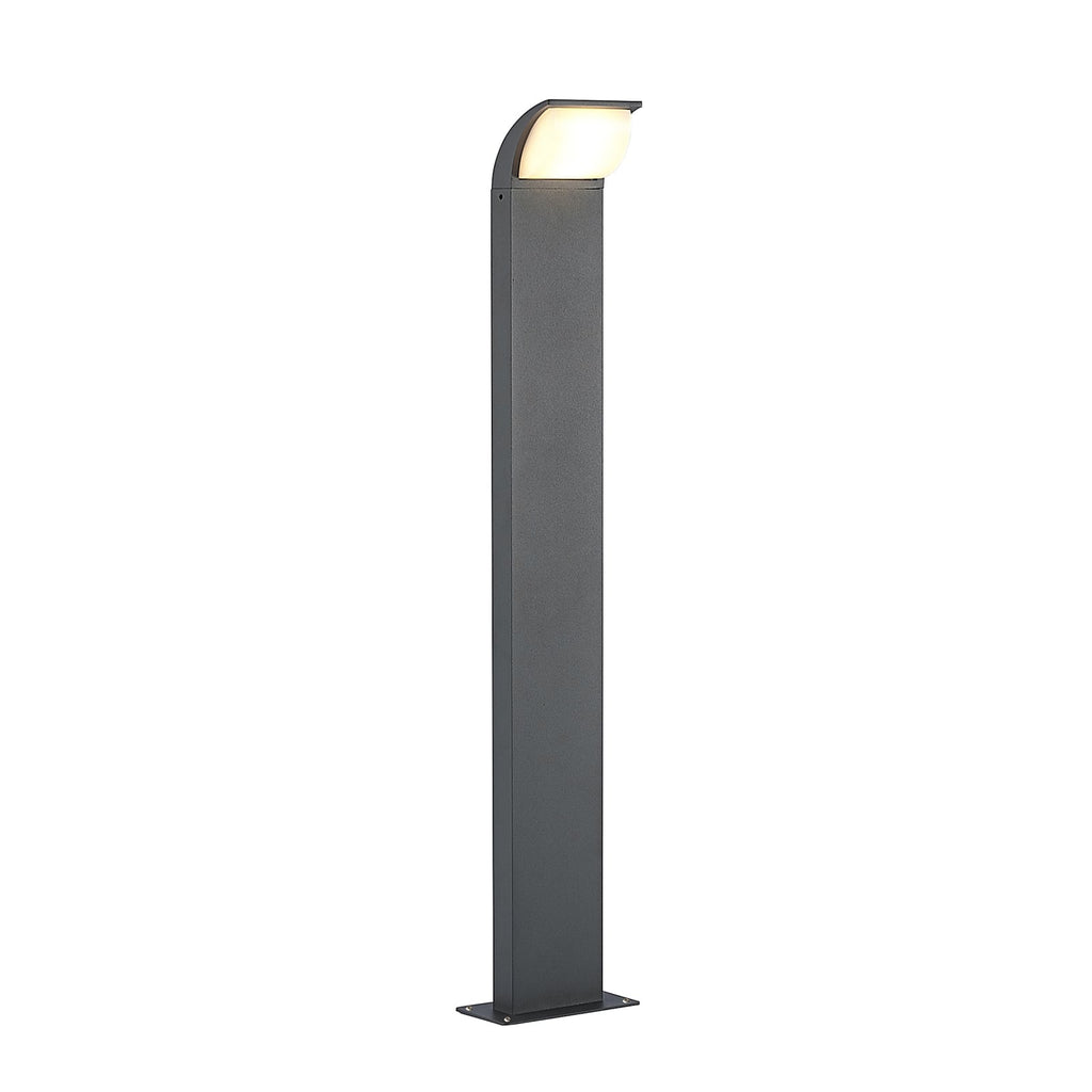 Detalj av LED sti-lampe Tinna antrasitt aluminium 80 cm IP65