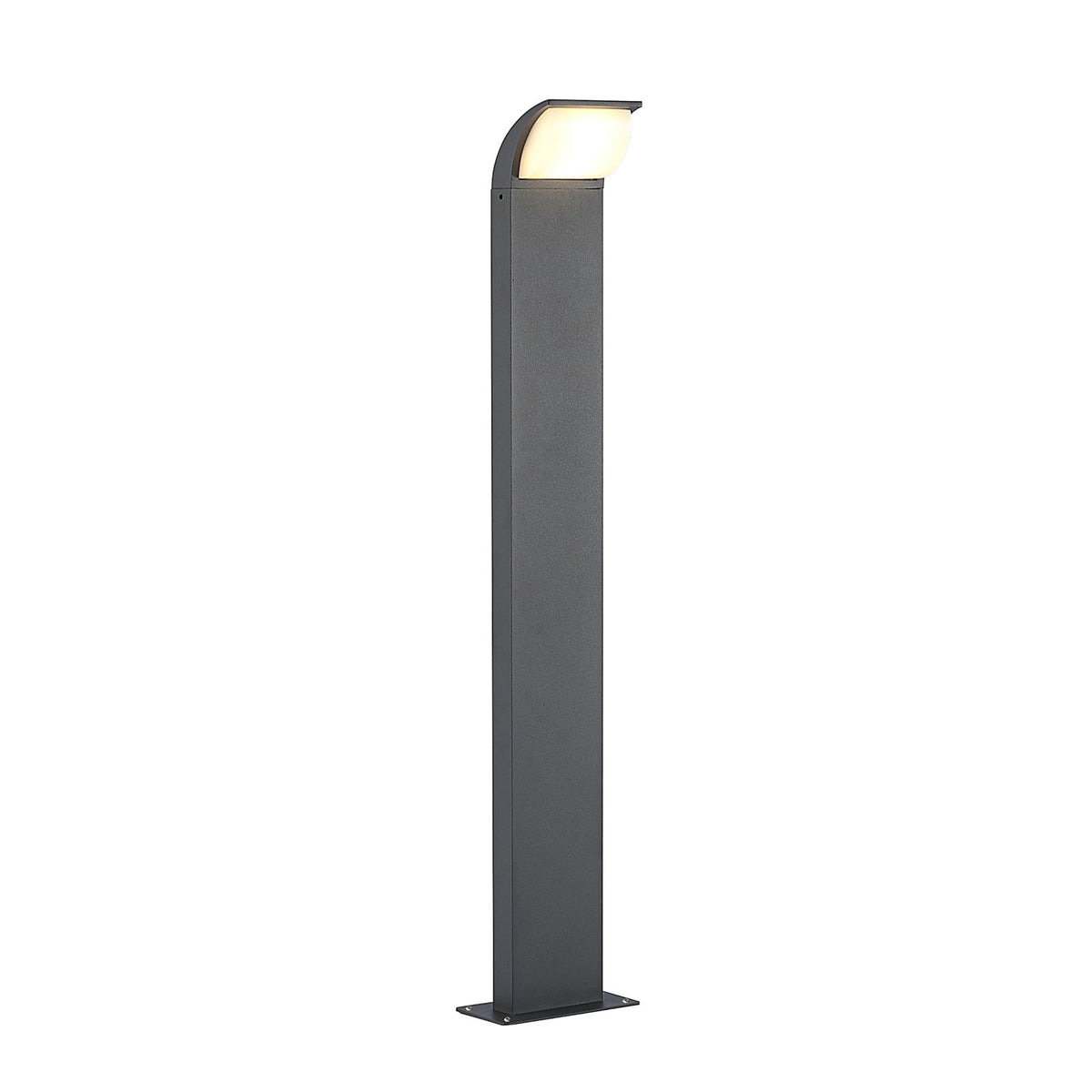 Detalj av LED sti-lampe Tinna antrasitt aluminium 80 cm IP65
