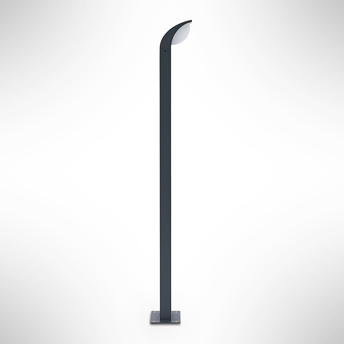 LED sti-lampe Tinna antrasitt aluminium 80 cm IP65 sideprofil
