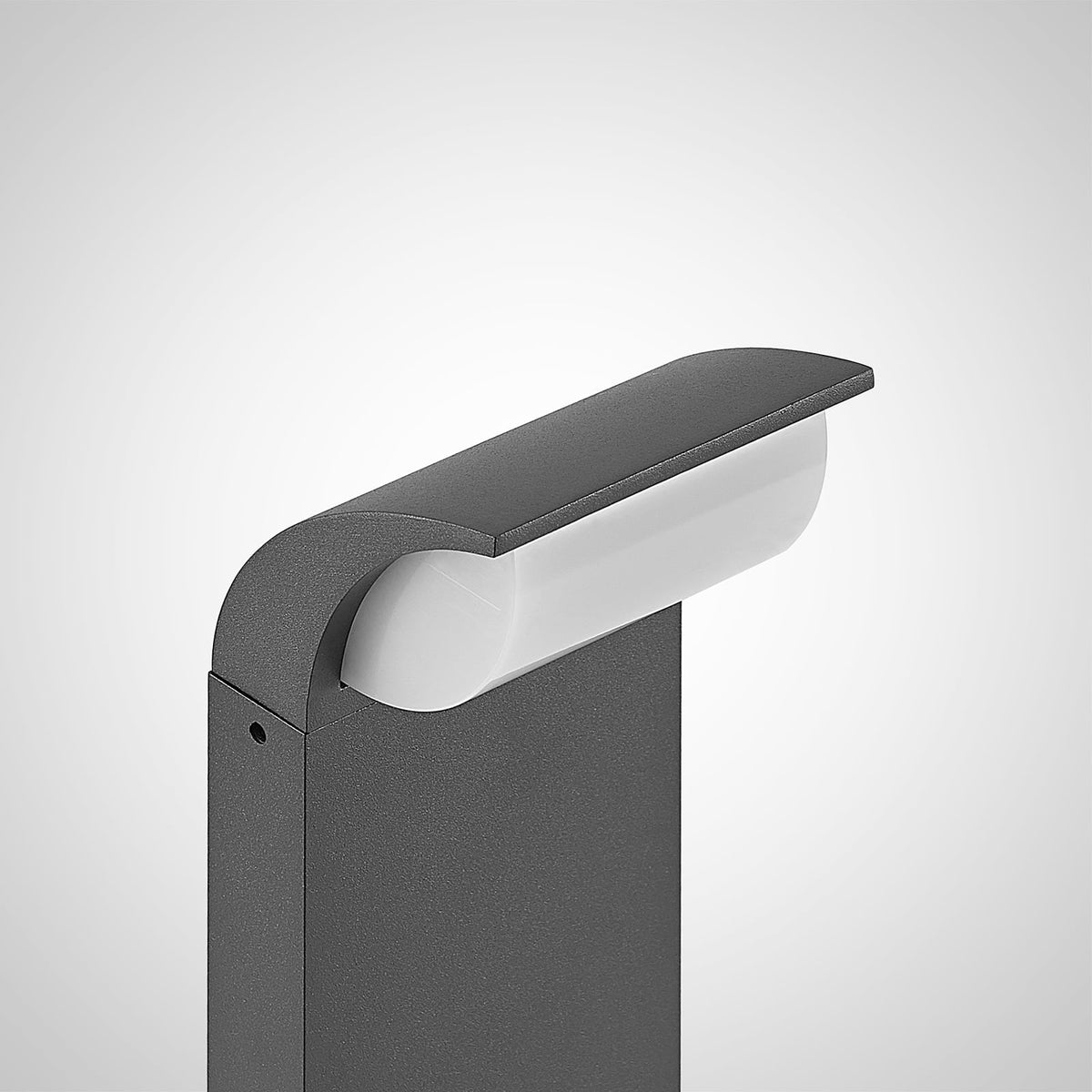 LED sti-lampe Tinna antrasitt aluminium 80 cm IP65 detalj av LED-lys