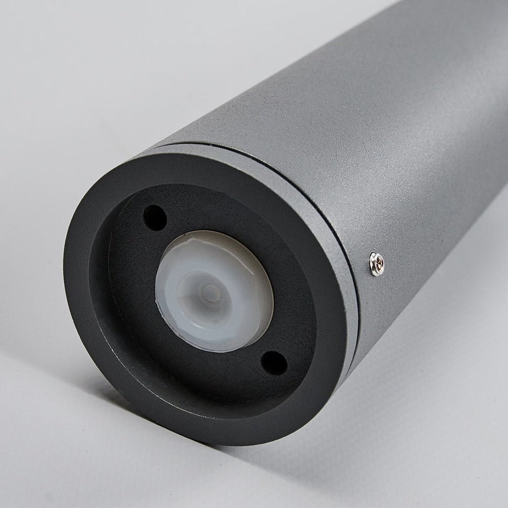 LED sti-lampe Tomas mørkegrå aluminium sideprofil