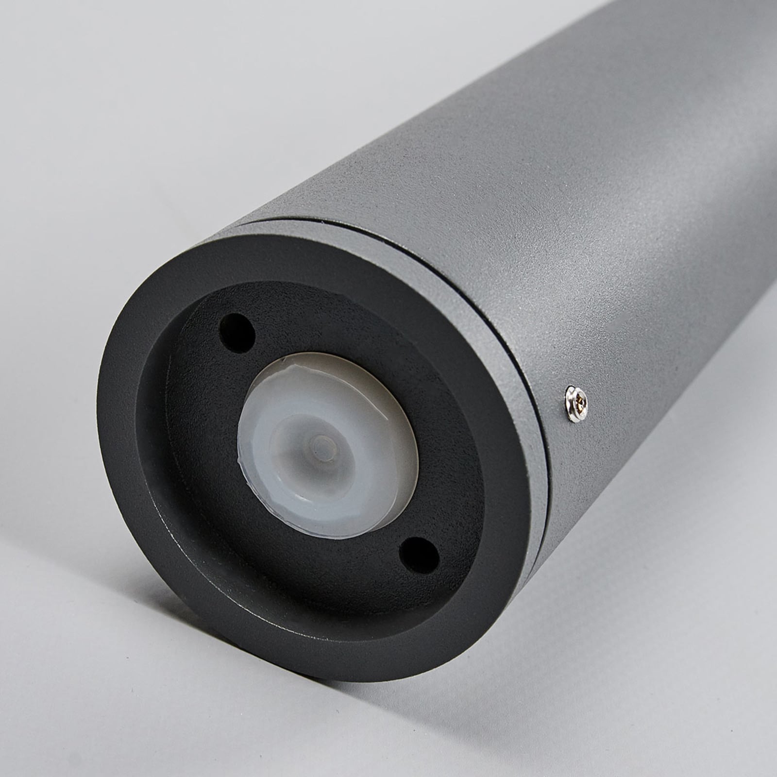 LED sti-lampe Tomas mørkegrå aluminium sideprofil