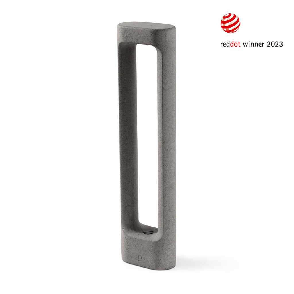 LED sti-lampe Totem grå betong 61 cm IP55 bakside