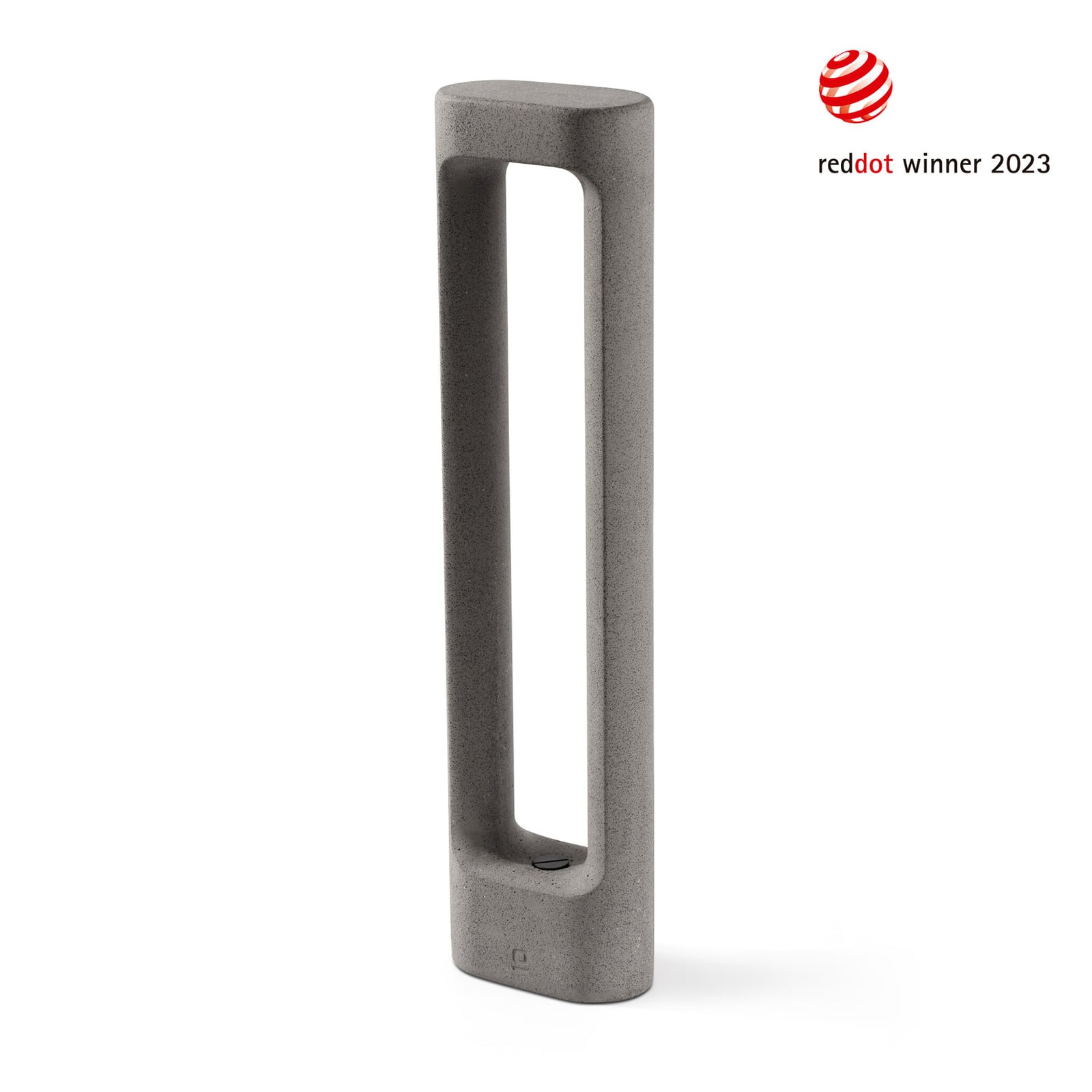 LED sti-lampe Totem grå betong 61 cm IP55 bakside