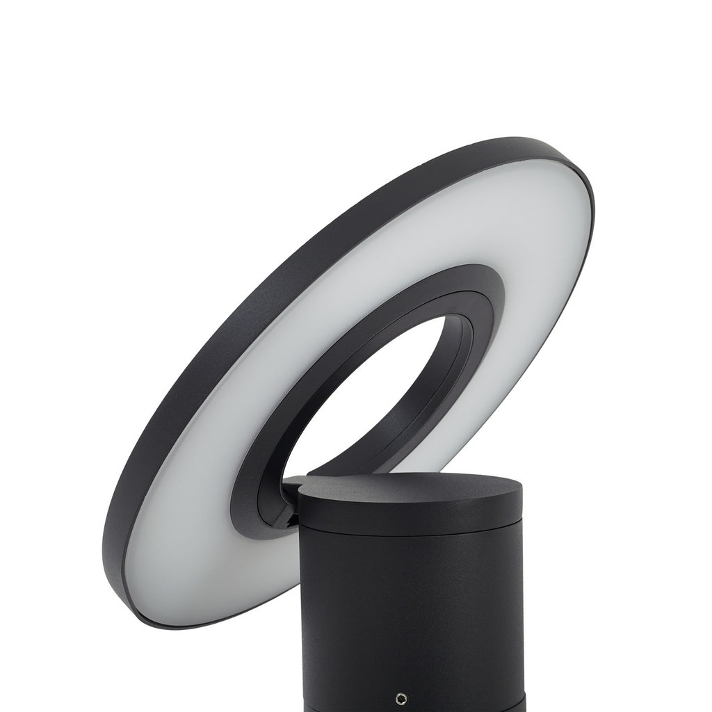 LED sti-lampe Tovio antrasitt svingbar fra siden