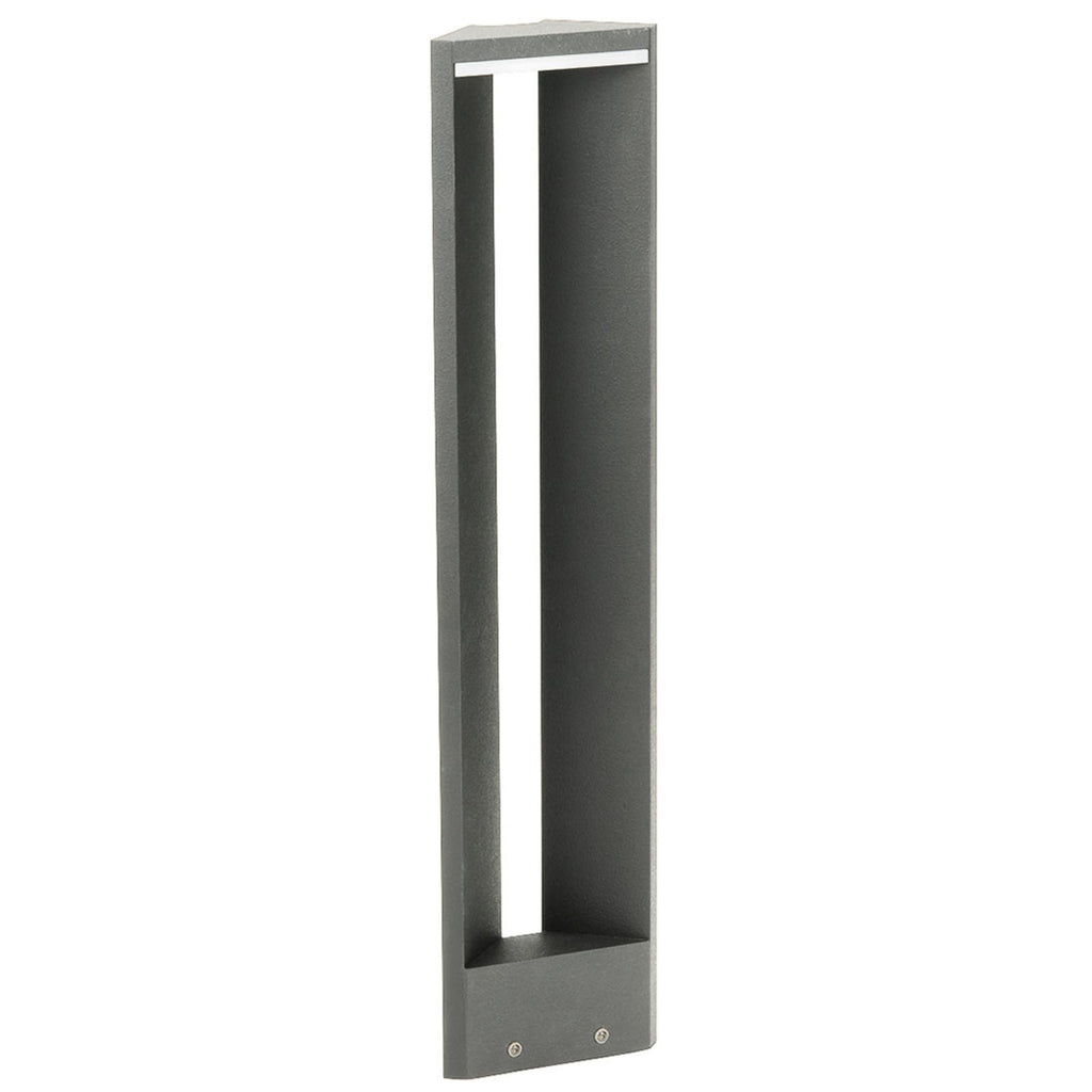 LED sti-lampe Triana trekantet antrasitt dimbar IP44 forfra