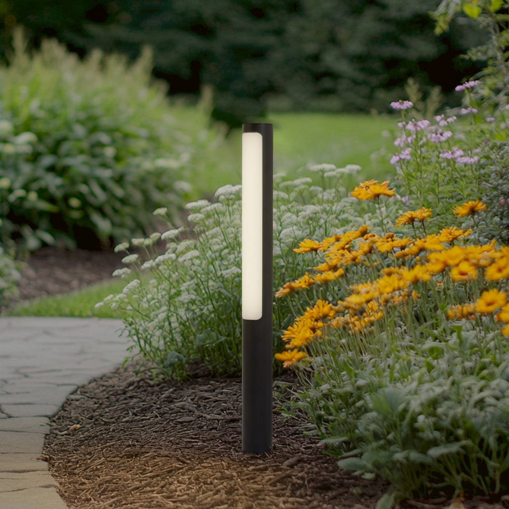 LED sti-lampe Tuberia antrasitt 80 cm IP65 bakside