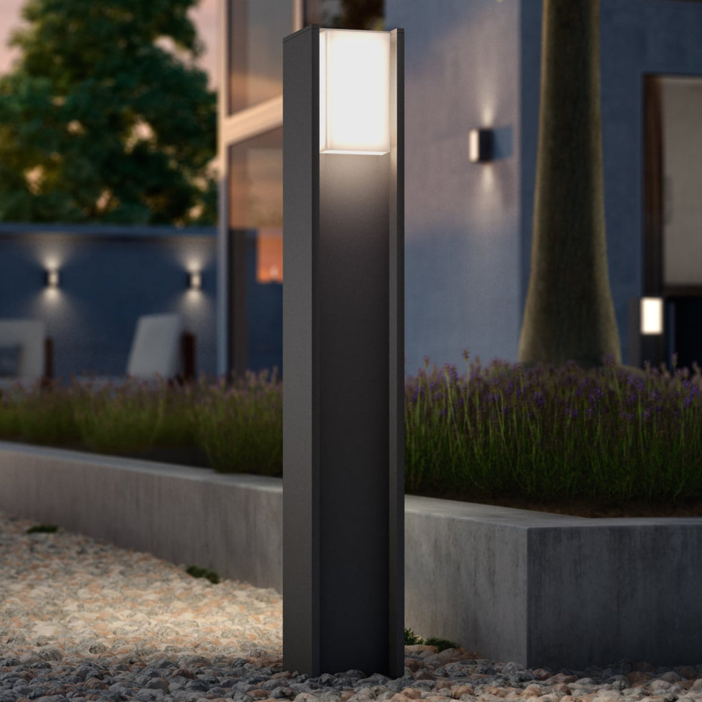 LED sti-lampe Turaco dimbar Zigbee antrasitt Philips Hue forfra