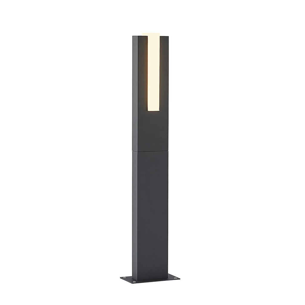 LED sti-lampe Virgalia antrasitt aluminium 65 cm IP65 nærbilde