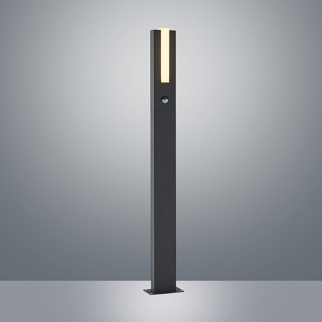 LED sti-lampe Virgalia med bevegelsessensor i grafittgrå farge
