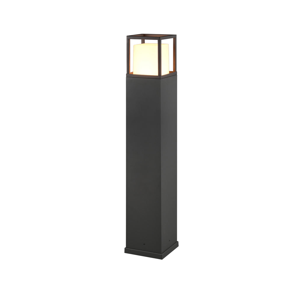 Detalj av LED sti-lampe Witham antrasitt CCT 80 cm IP54