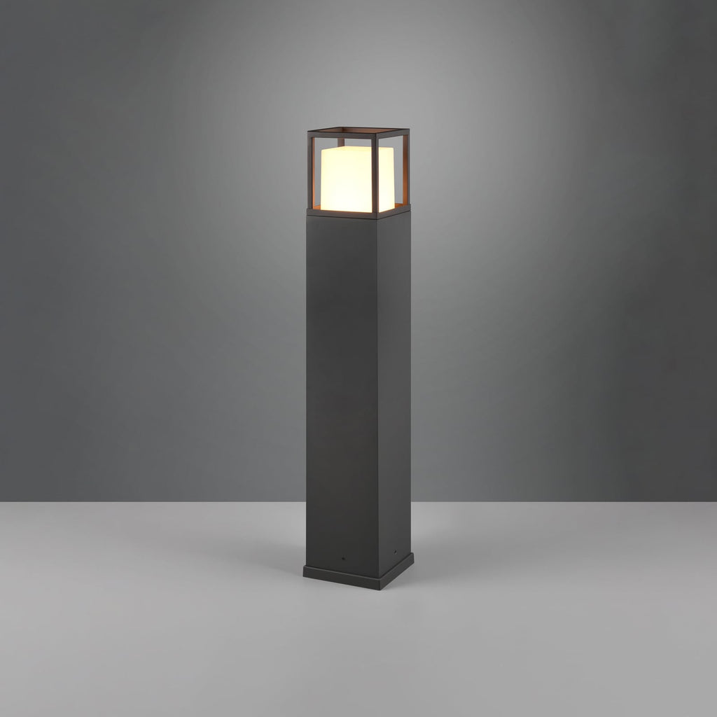 Montert LED sti-lampe Witham antrasitt CCT 80 cm IP54 langs sti
