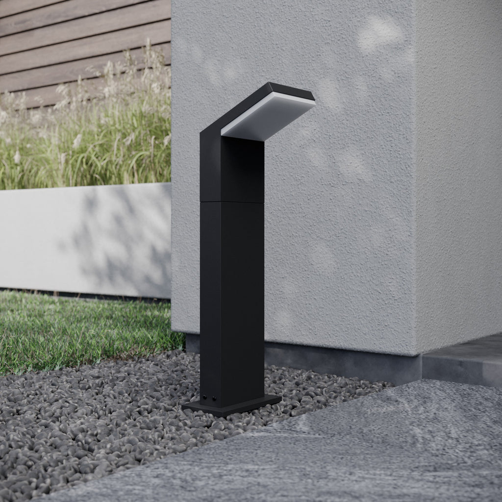 LED sti-lampe Yolena antrasitt aluminium detalj av lyskilde