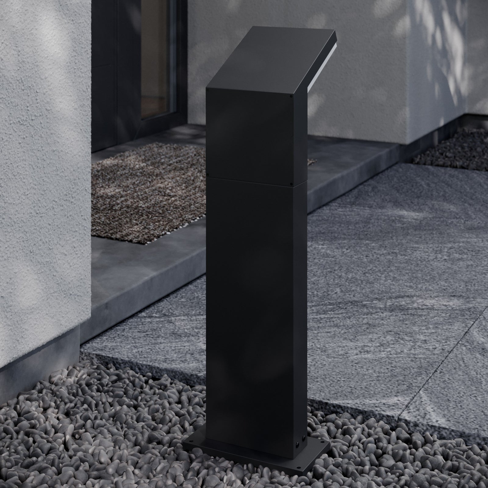 LED sti-lampe Yolena antrasitt aluminium sideprofil