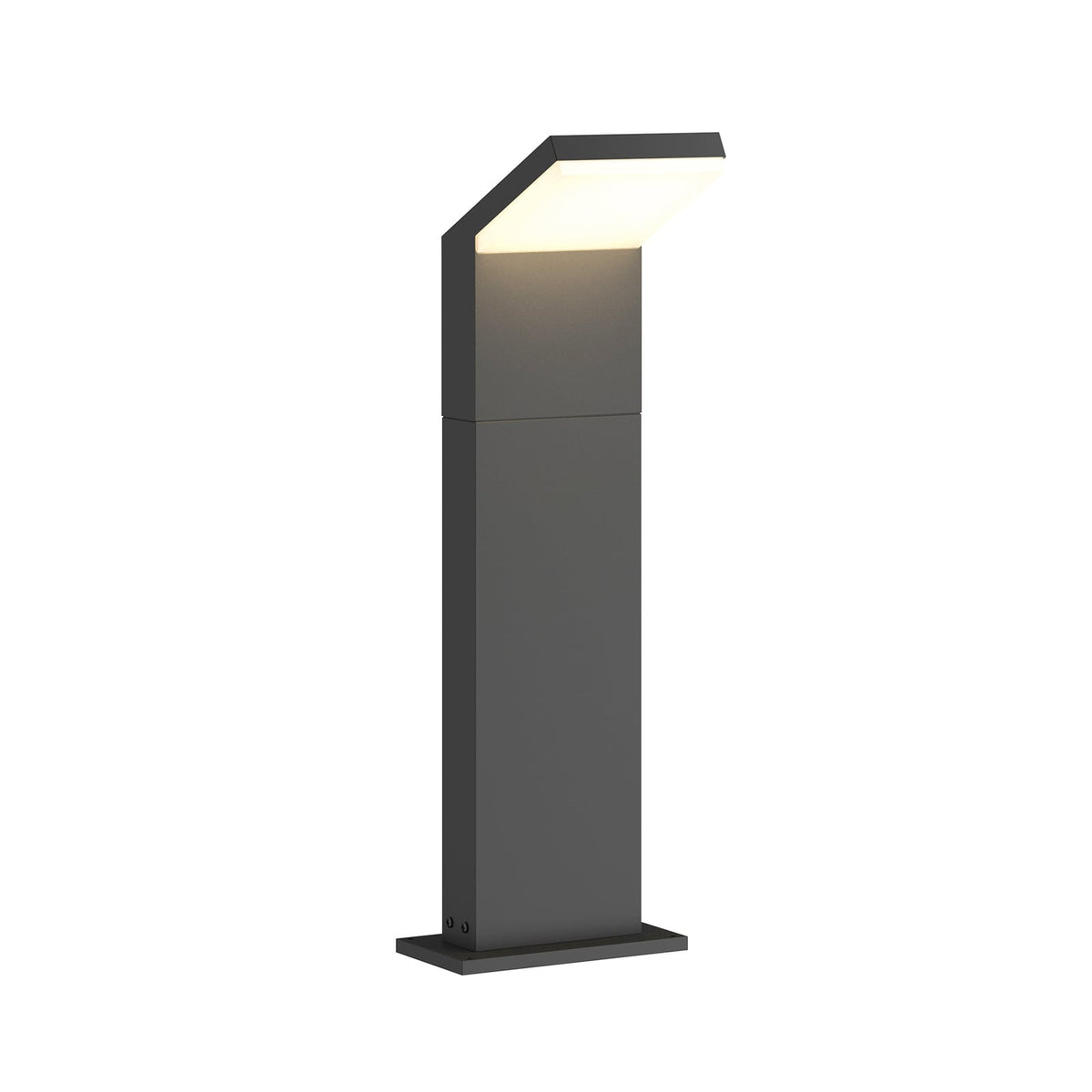 LED sti-lampe Yolena antrasitt aluminium skrå vinkel