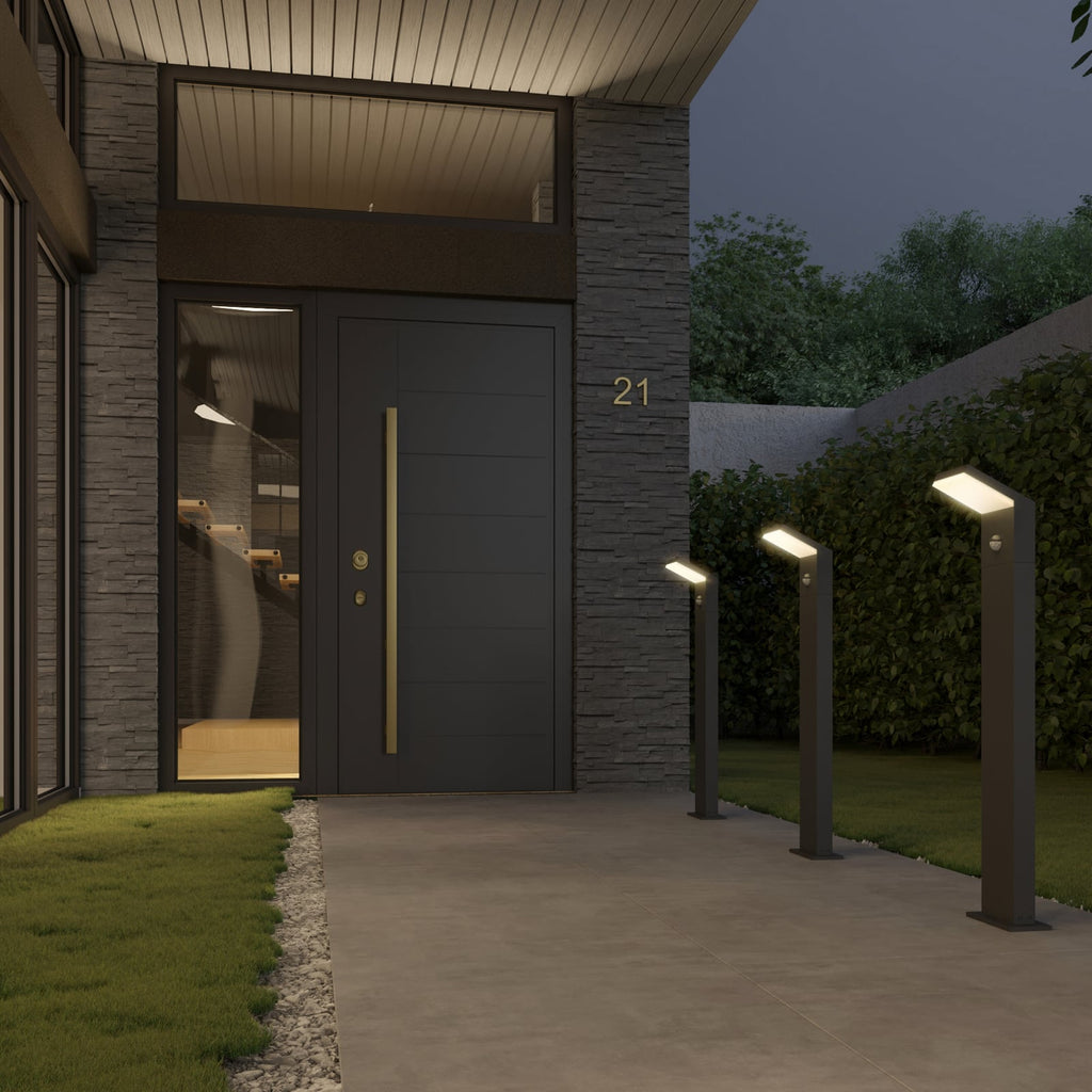 LED sti-lampe Yolena med bevegelsessensor bakside
