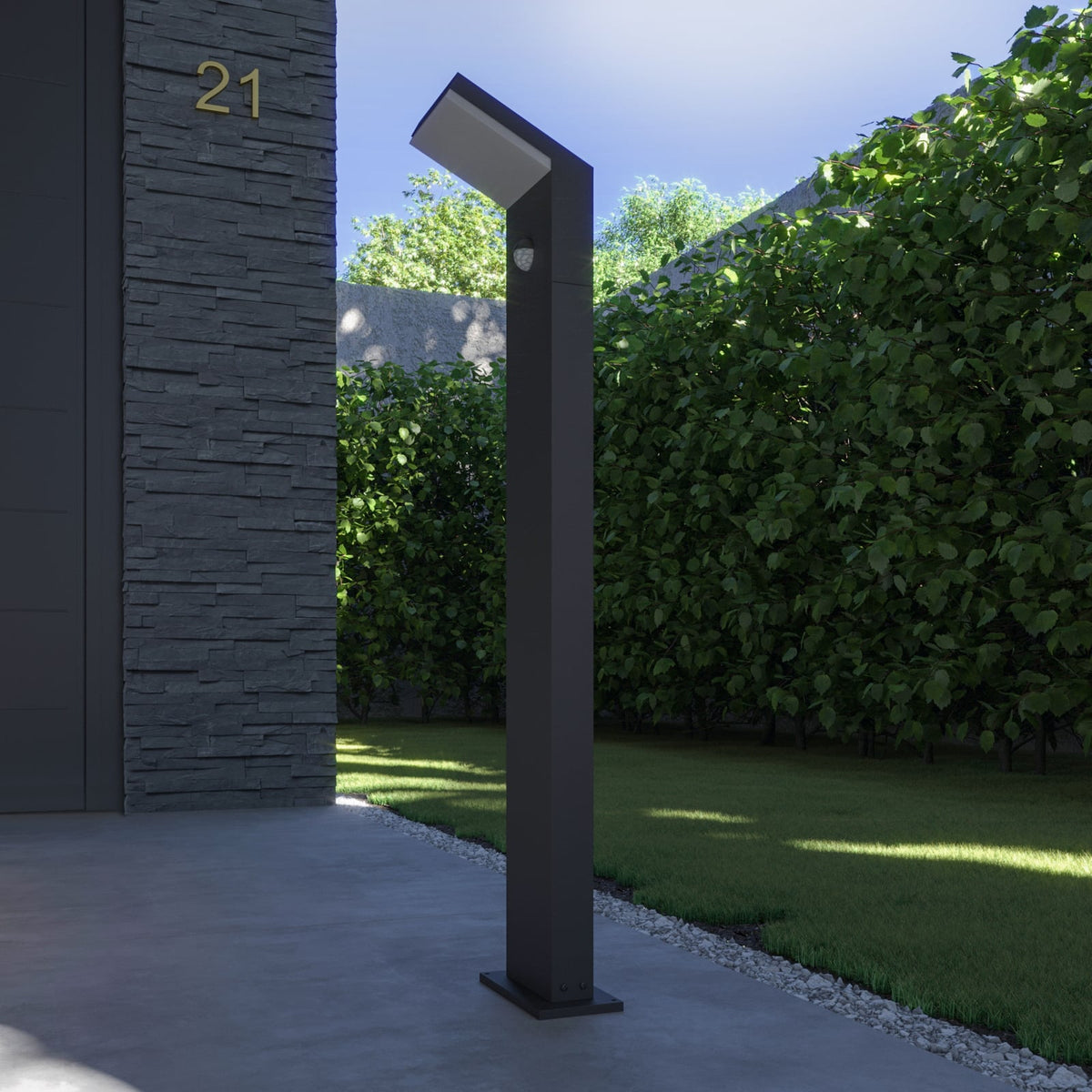 Detalj av LED sti-lampe Yolena med bevegelsessensor