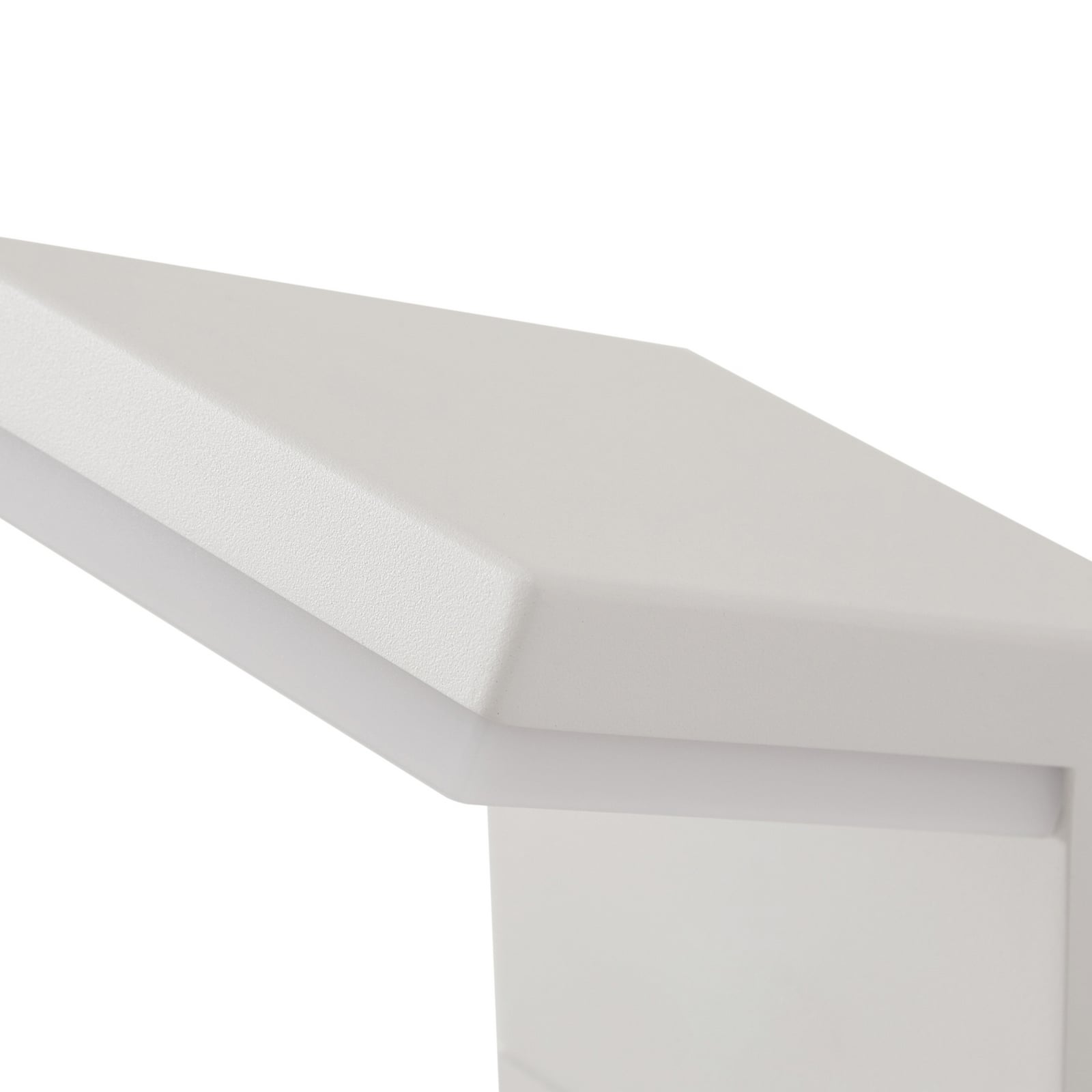 LED sti-lampe Yolena hvit aluminium 100 cm sideprofil