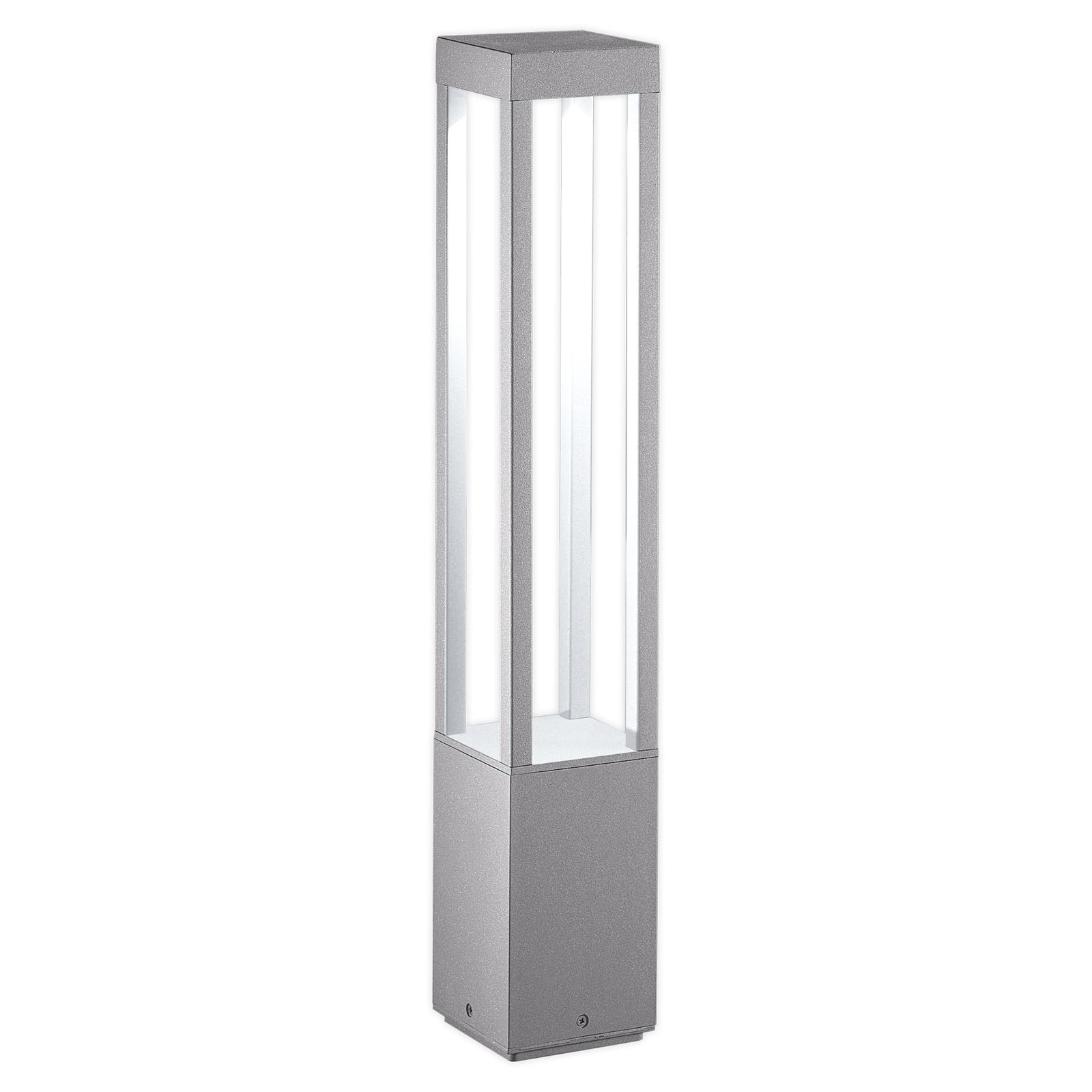 LED sti-lampe York grå aluminium 65 cm bakside med tilkobling