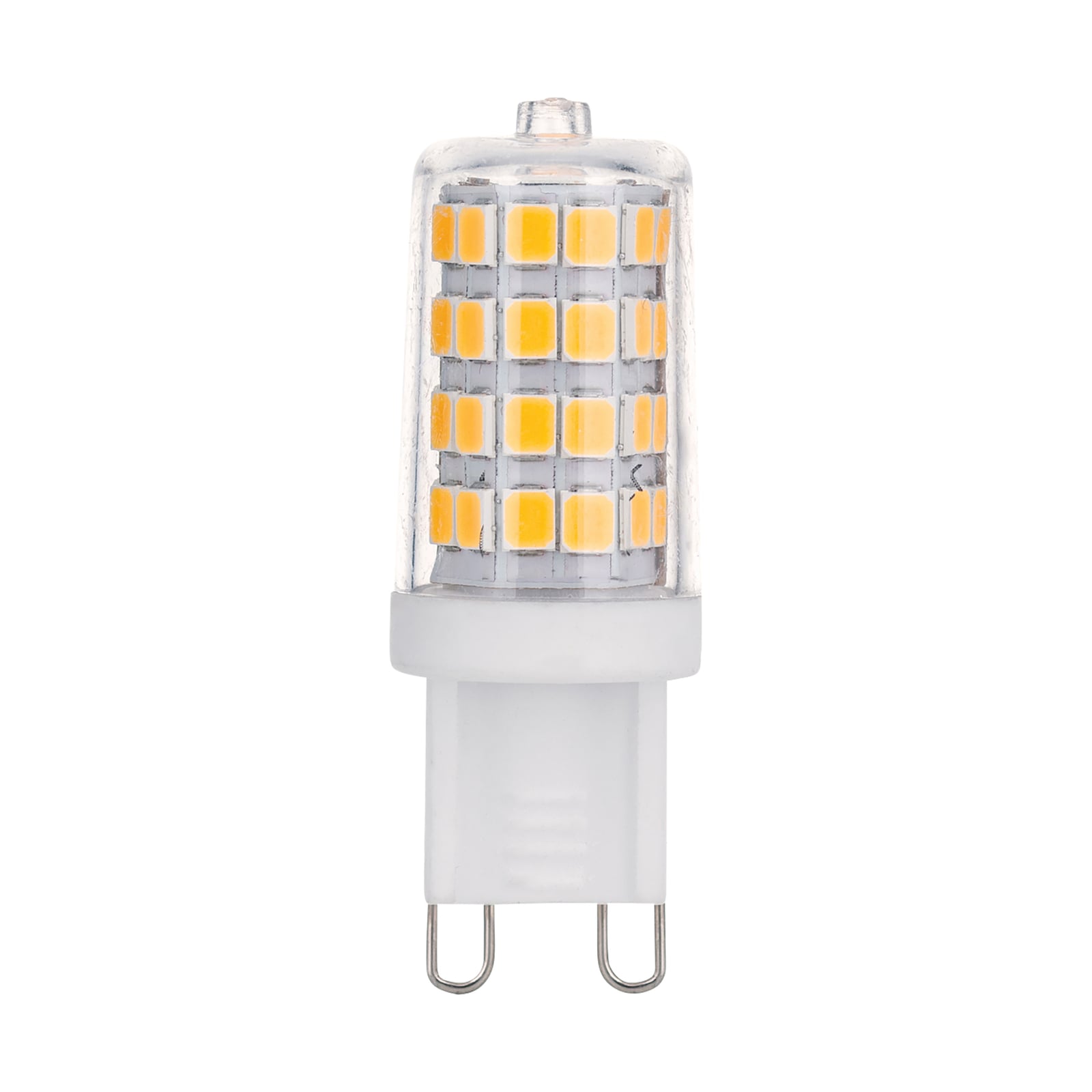 LED stiftpære G9 3,3W 2800K klar 350 lm - ORION bakside