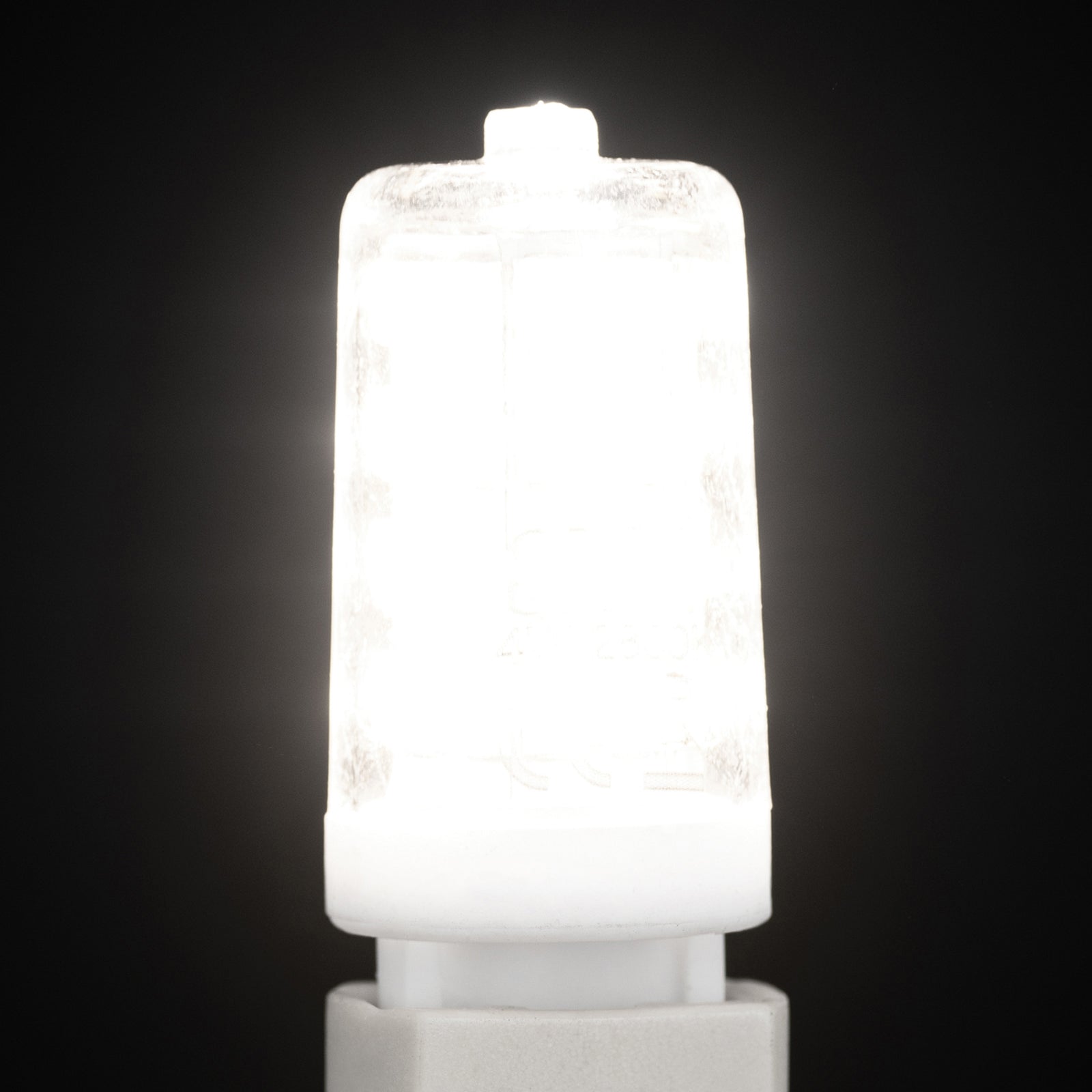 Montert LED stiftpære G9 3,3W 2800K klar 350 lm - ORION