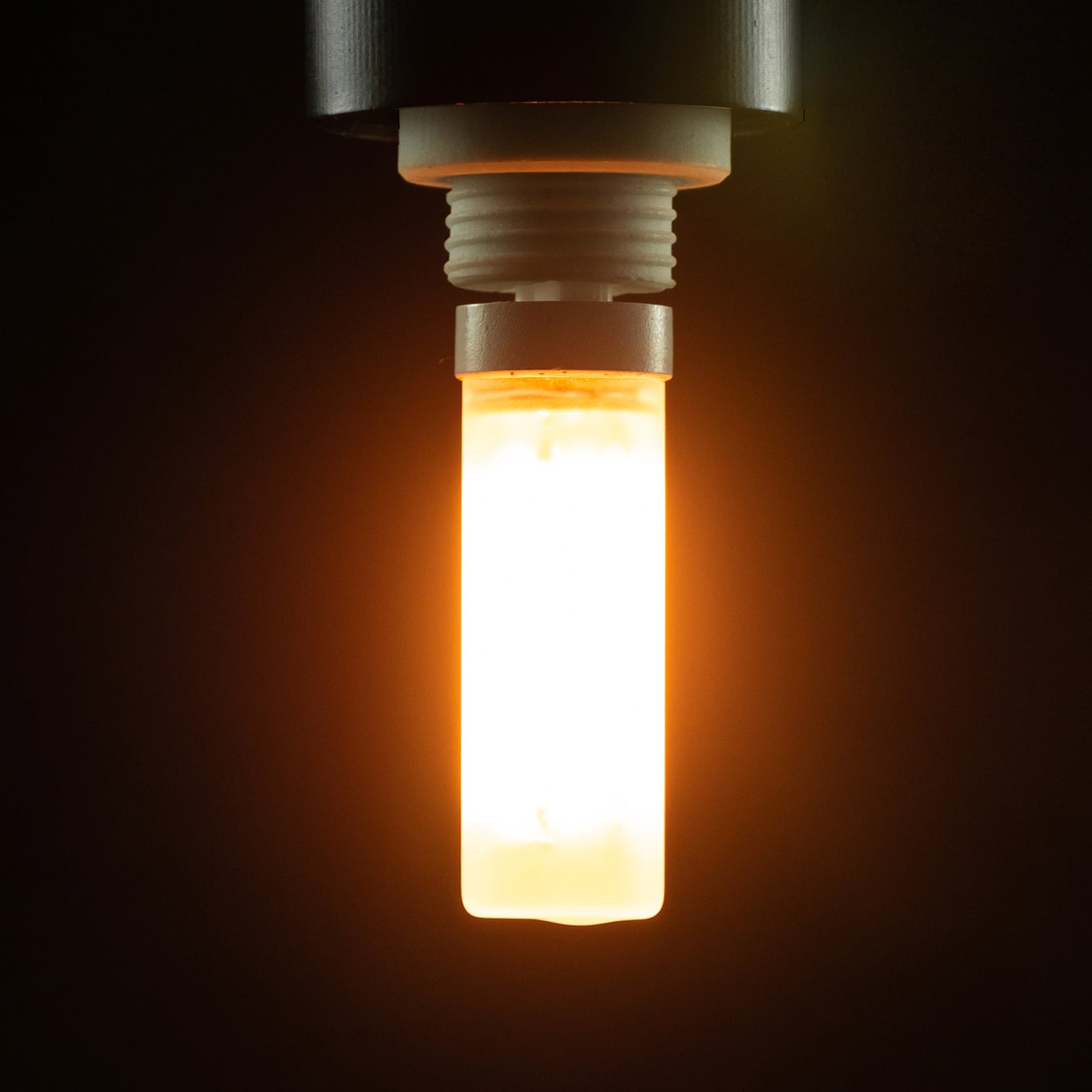 LED stiftpære G9 3W 2200K matt dimbar CRI90 SEGULA forfra