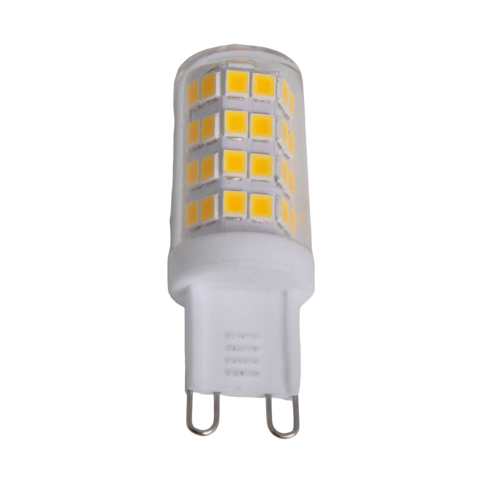 LED stiftpære G9 3W 330lm 3000K klar 20-pakning bakside