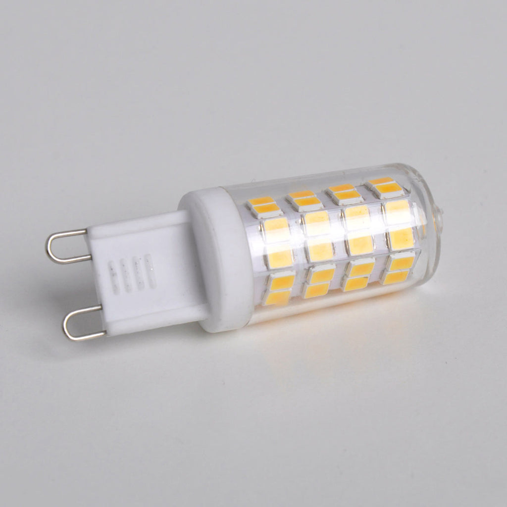 Detalj av LED stiftpære G9 3W 330lm 3000K klar 20-pakning