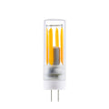 LED stiftpære G4 2,5W 2700K dimbar klar filament - SEGULA forfra