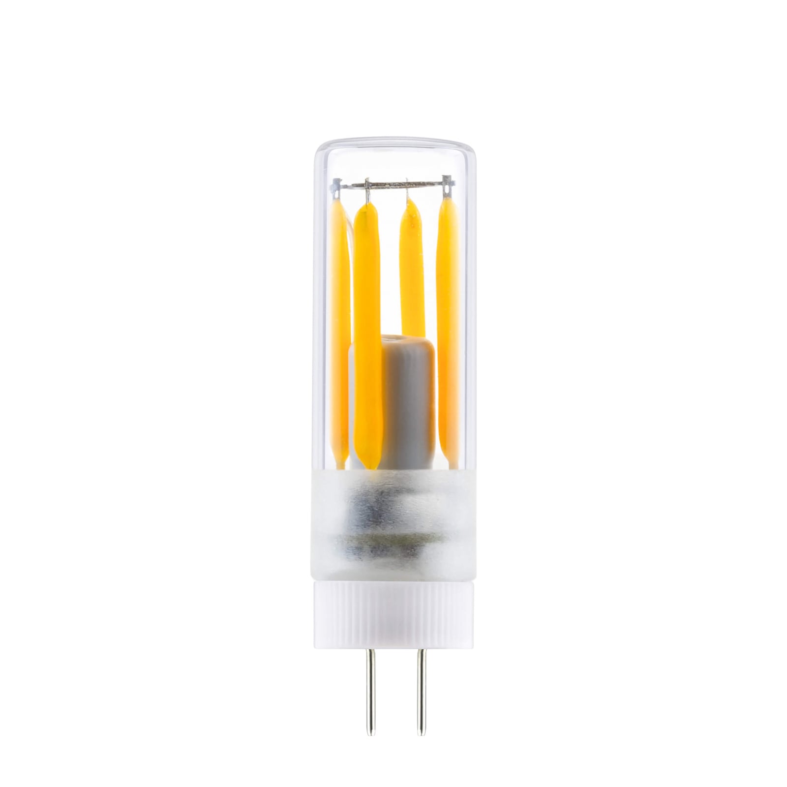 LED stiftpære G4 2,5W 2700K dimbar klar filament - SEGULA forfra