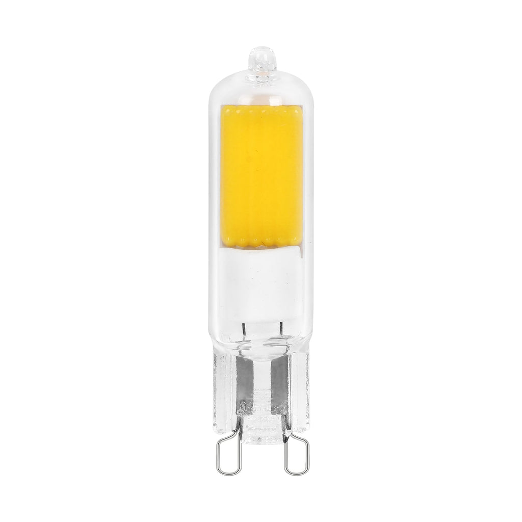 LED stiftpære G9 2,2W 2700K 250lm klar 5-pakning nærbilde