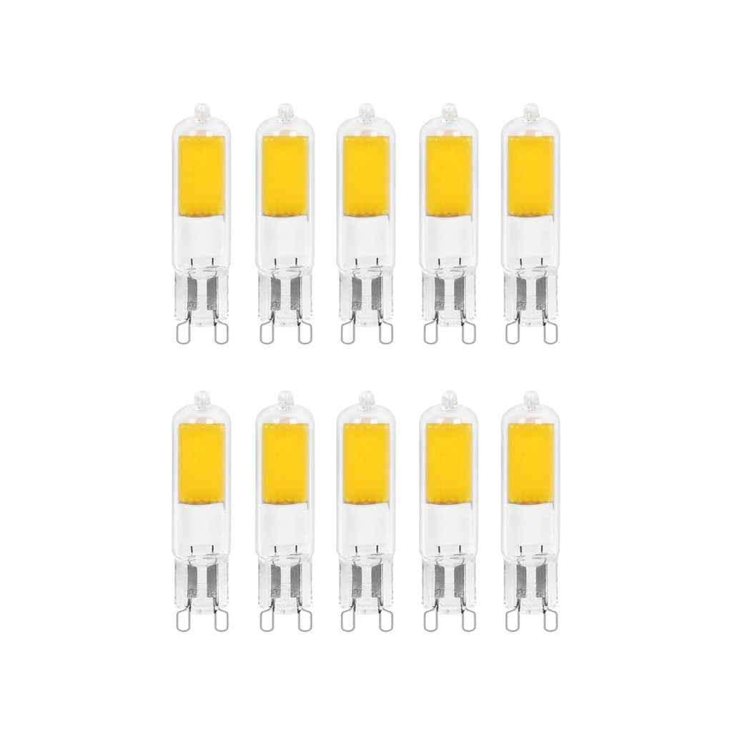 LED stiftpære G9 2,2W 2700K 250lm klar 10-pakning Arcchio forfra