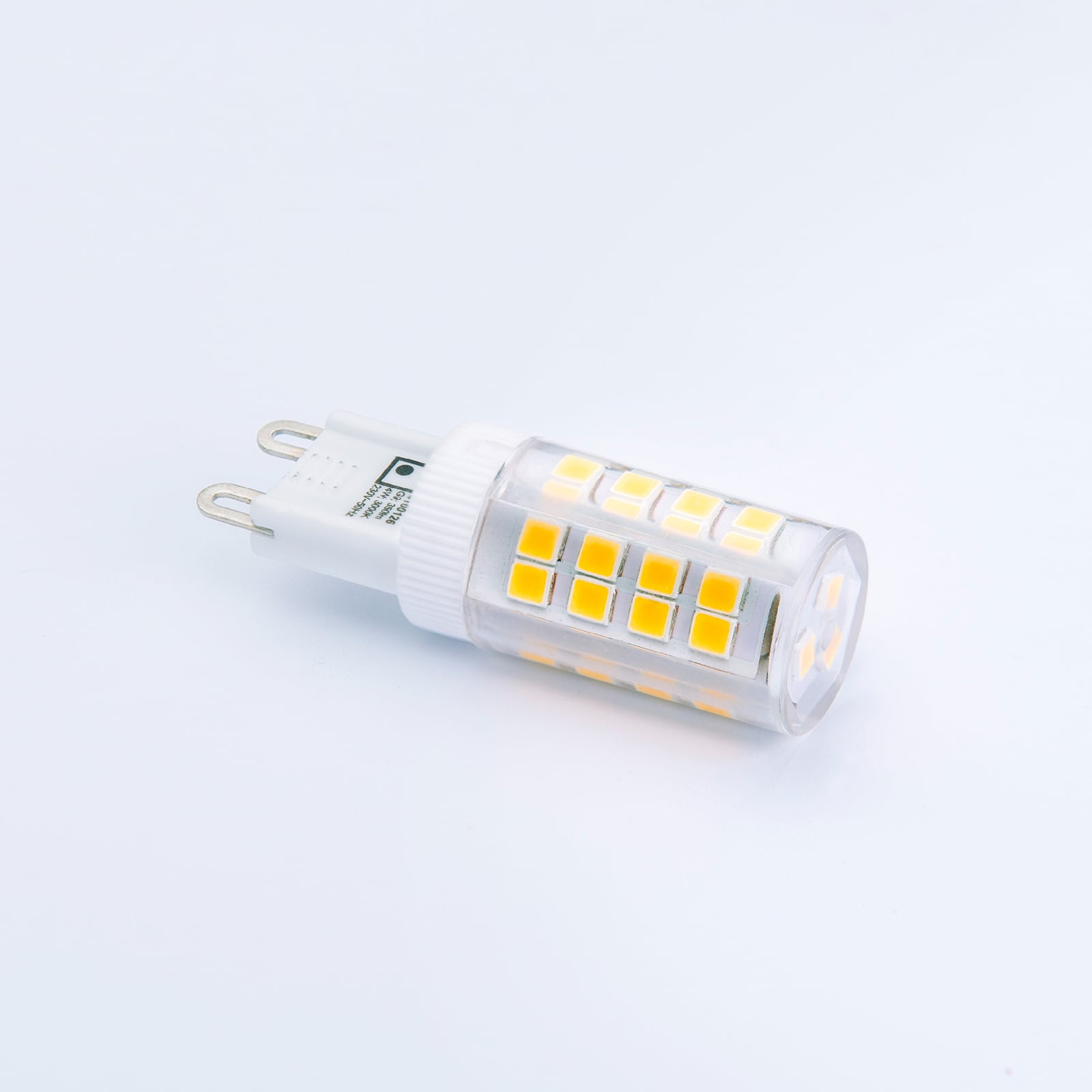 LED stiftpære G9 3,5W varmhvit 350lm klar 6-pakning nærbilde