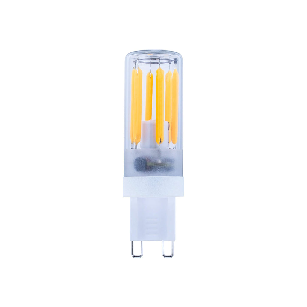 LED stiftpære G9 3W 24V DC klar 2700K dimbar SEGULA forfra